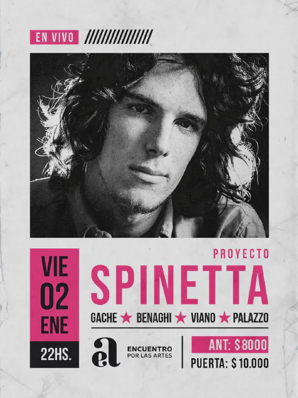 Proyecto Spinetta en Encuentro por las Artes