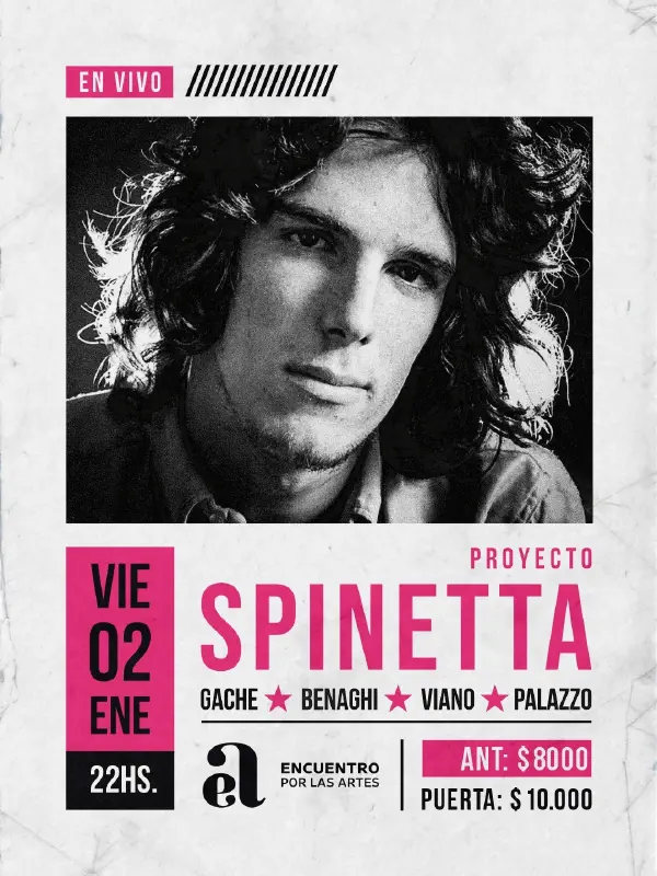 Proyecto Spinetta en Encuentro por las Artes