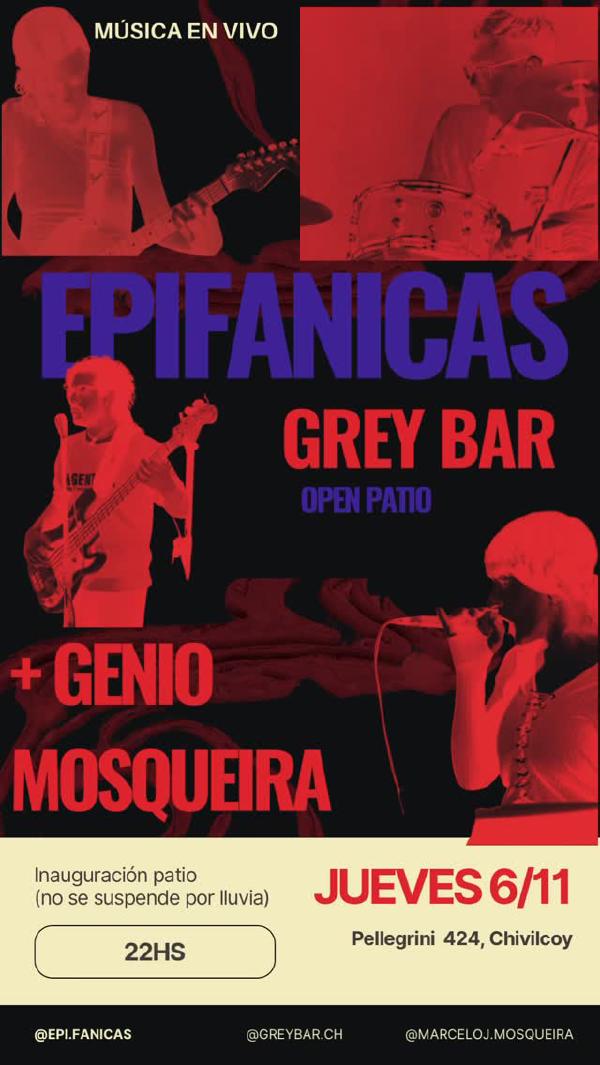  Epifanicas + pintura en vivo de Marcelo Mosqueira en Grey Bar 