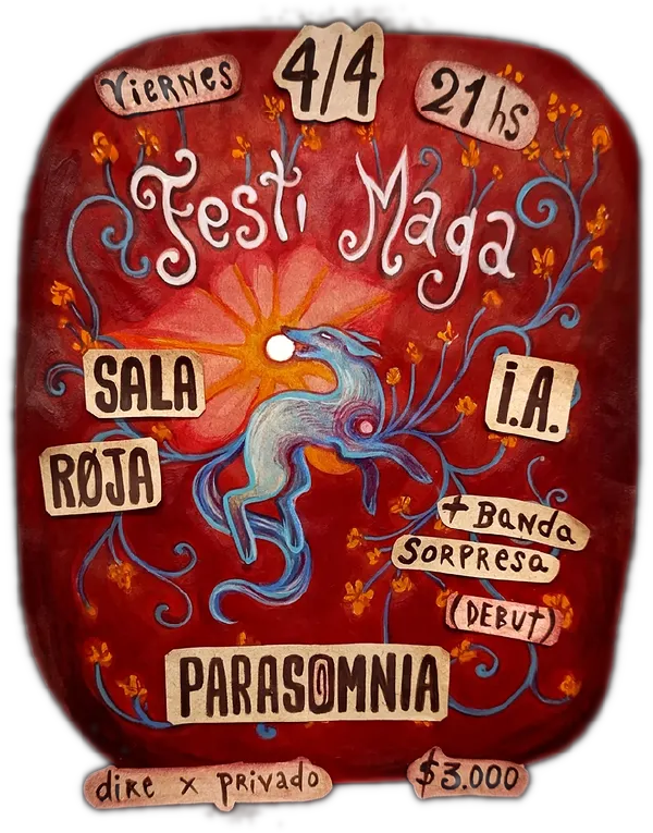 Entrance, Inteligencia Accidental, Parasomnia y Sala Roja en la Festimaga