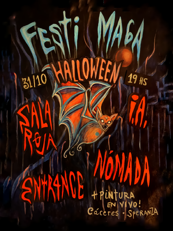 Entrance, Nómada, y Sala Roja en la Festimaga