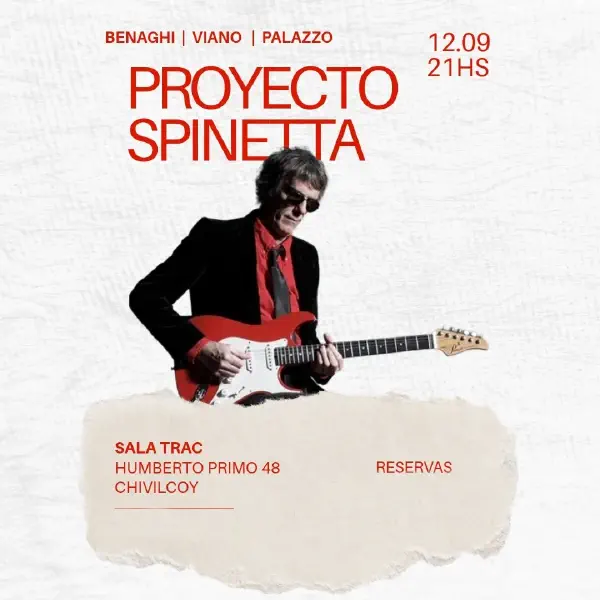 Proyecto Spinetta en el Teatro Trac