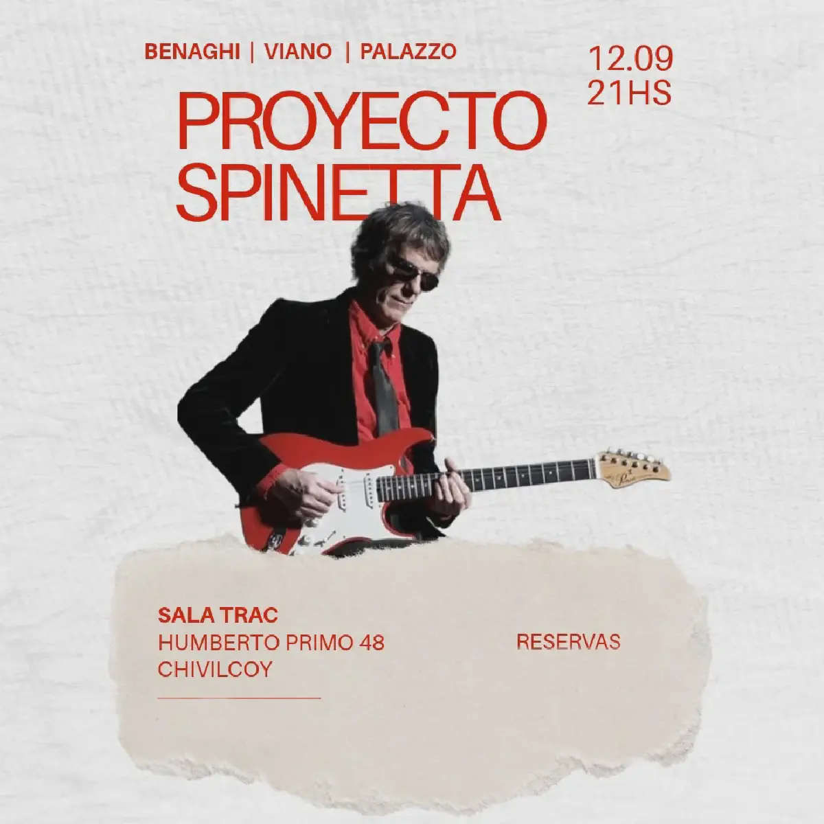 Proyecto Spinetta en el Teatro Trac